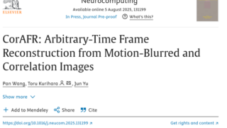 Wang Pan博士の論文がNeurocomputing誌に採択されました！